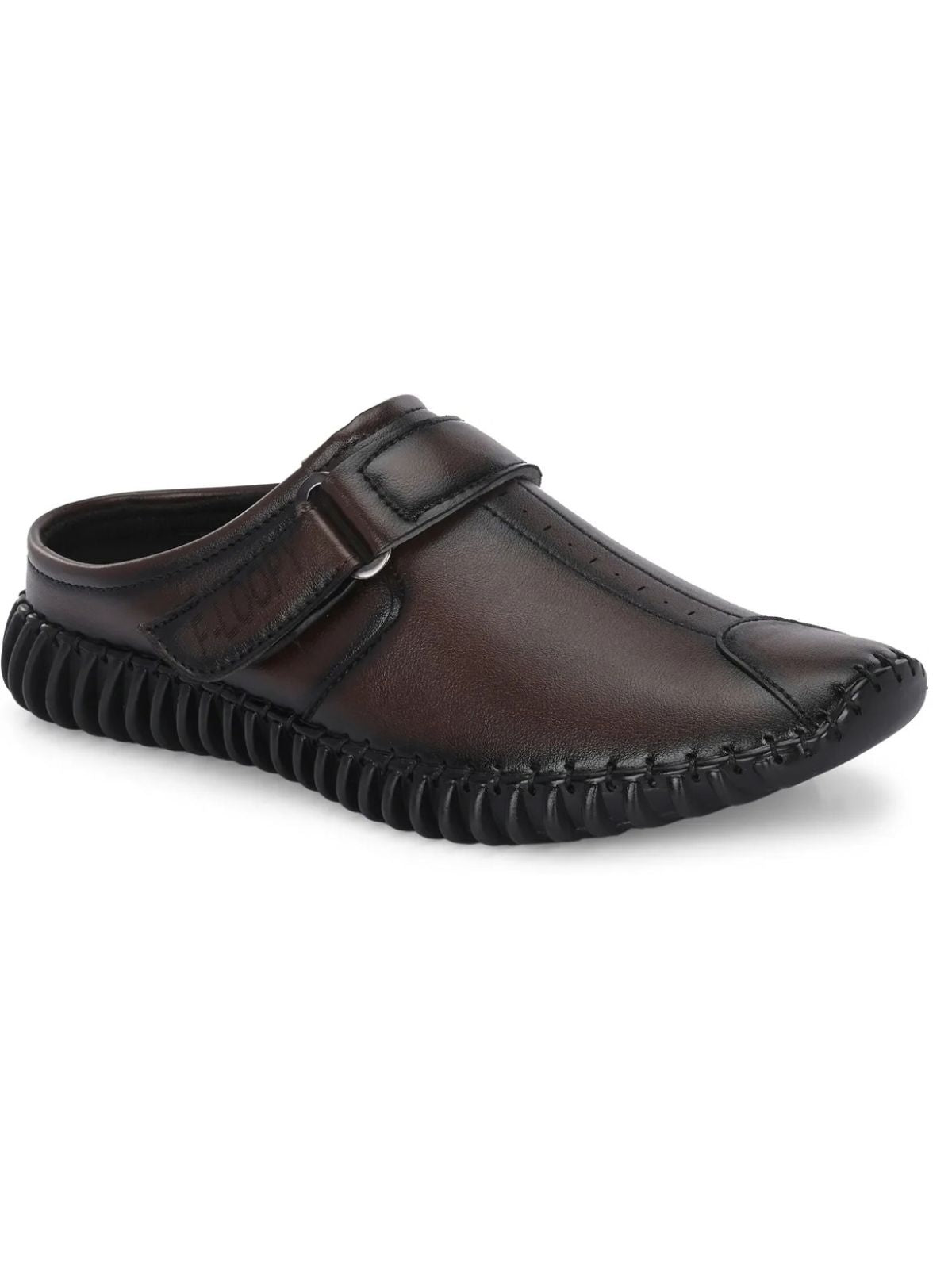 Men's Bantu Style Brown Loafer Casual Shoe