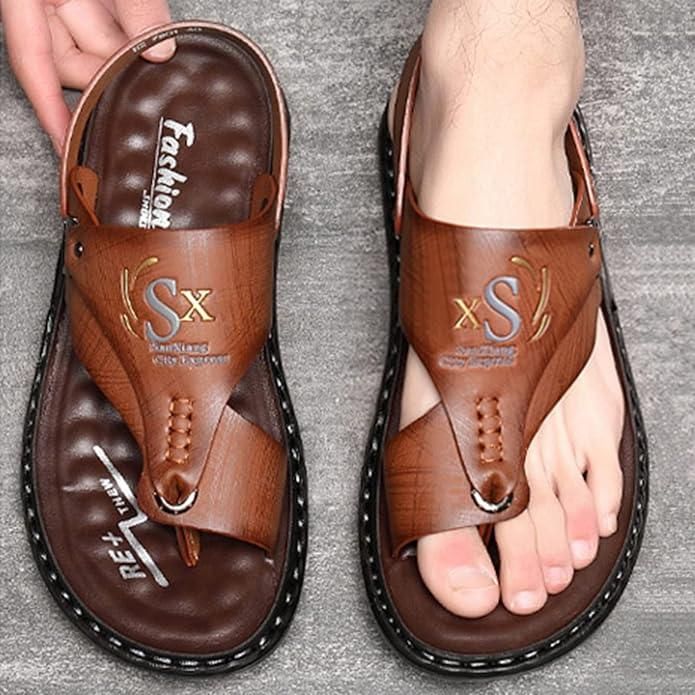 Men's casual Leather Sandal