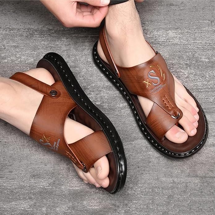 Men's casual Leather Sandal