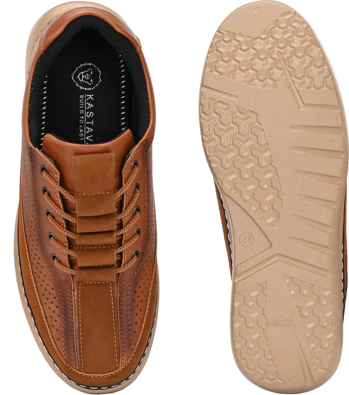 Men's Lightweight Laser Cuts Sneakers