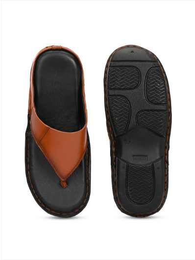 Men's Pure Leather Comfort Tan Sandals