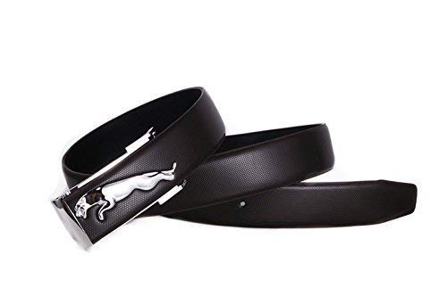 Belts for Men Genuine Leather Dress Belt With Pin Hook Jaguar Buckle