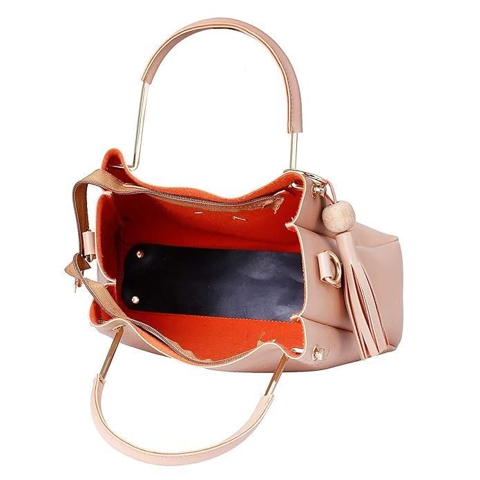 Shining Star Women's Handbag Set of 3 (Cream)