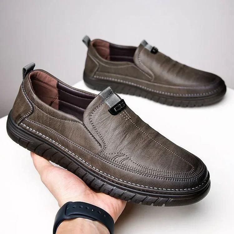 Casual shoes men leather Clearance