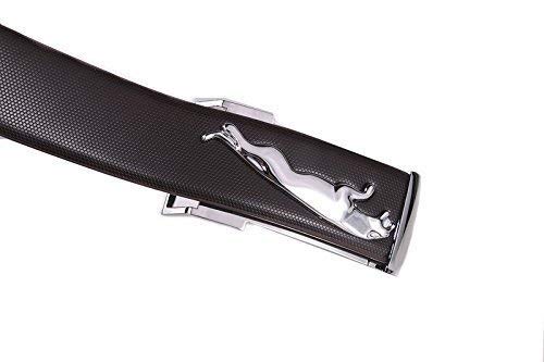 Belts for Men Genuine Leather Dress Belt With Pin Hook Jaguar Buckle