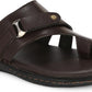Cross Strap Synthetic Toe Ring Men's Sandals