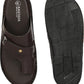 Cross Strap Synthetic Toe Ring Men's Sandals