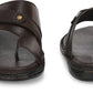 Cross Strap Synthetic Toe Ring Men's Sandals
