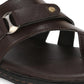 Cross Strap Synthetic Toe Ring Men's Sandals