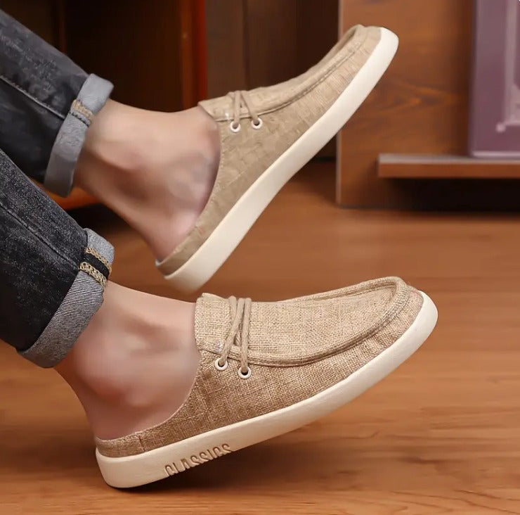 Mens Slip On Clog Shoes-8