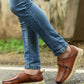 KASTAVA Casual Shoes Tan Lace Up Sneakers For Men (Tan): Size-9