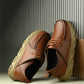 KASTAVA Casual Shoes Tan Lace Up Sneakers For Men (Tan): Size-9