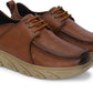 KASTAVA Casual Shoes Tan Lace Up Sneakers For Men (Tan): Size-9