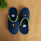 STYLE HEIGHT Men's Synthetic Blue Sliders