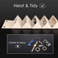 Foldable Glasses Case Multiple Pairs Eyeglass Holder Storage