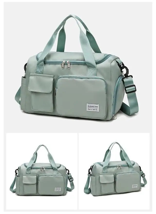 Duffle Bag With Shoe Compartment