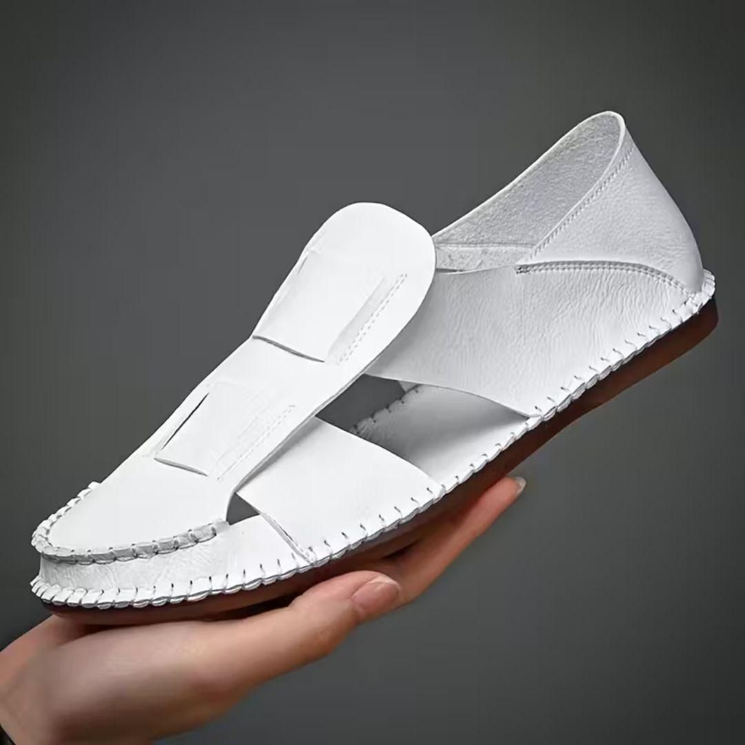 Premium Faux Leather Casual Street Style Summer Shoes for Men