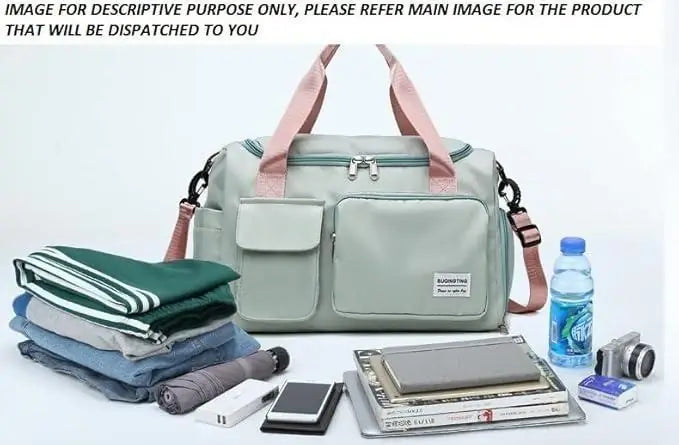 Duffle Bag With Shoe Compartment