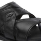 Men Cloud Nine Black Leather Slippers