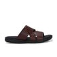 Men Cloud Nine Brown Leather Slippers