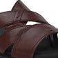 Mens Toasty Toes Brown Leather Slippers