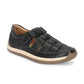 Mens Luxury Delight Black Leather Sandals