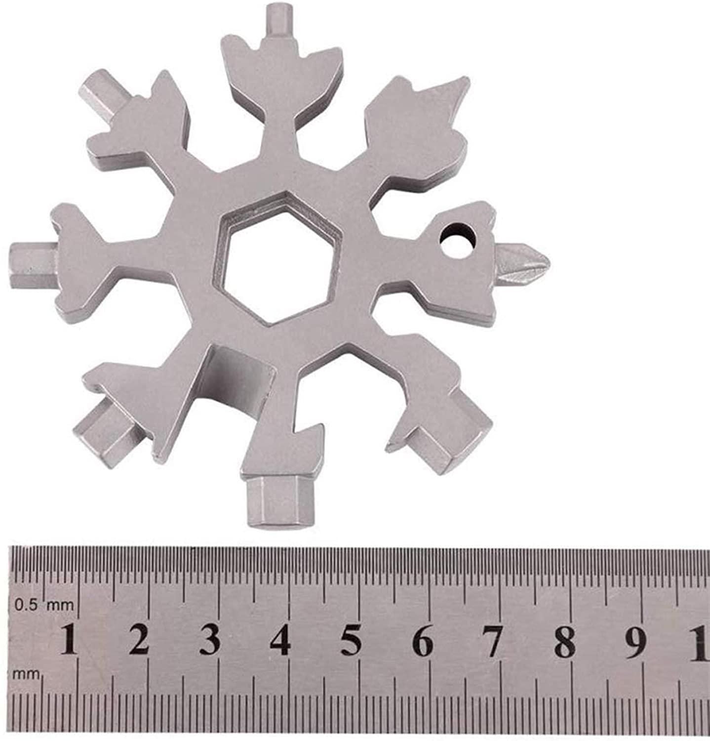 Screwdriver Tool-18 in 1 Multi-Purpose Snowflake Shaped Stainless Steel Screwdriver Tool