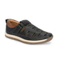 Mens Luxury Feet Black Leather Sandals