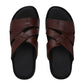 Mens Toasty Toes Brown Leather Slippers