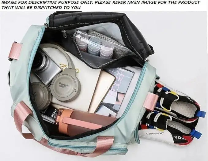 Duffle Bag With Shoe Compartment