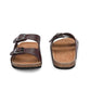 Mens Arizona Cherry Leather Slippers