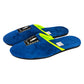 STYLE HEIGHT Men's Synthetic Blue Sliders