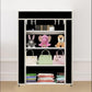 4 Rack Collapsible Wardrobe Cabinet and Shoe Rack