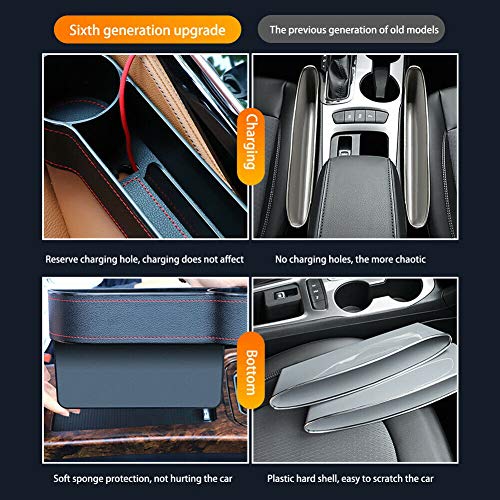 Leather Car Seat Side Organizer