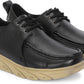 KASTAVA Casual Shoes Black Lace Up Sneakers For Men (Black): Size-9