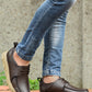 KASTAVA Casual Shoes Brown Lace Up Sneakers For Men (Brown): Size-8