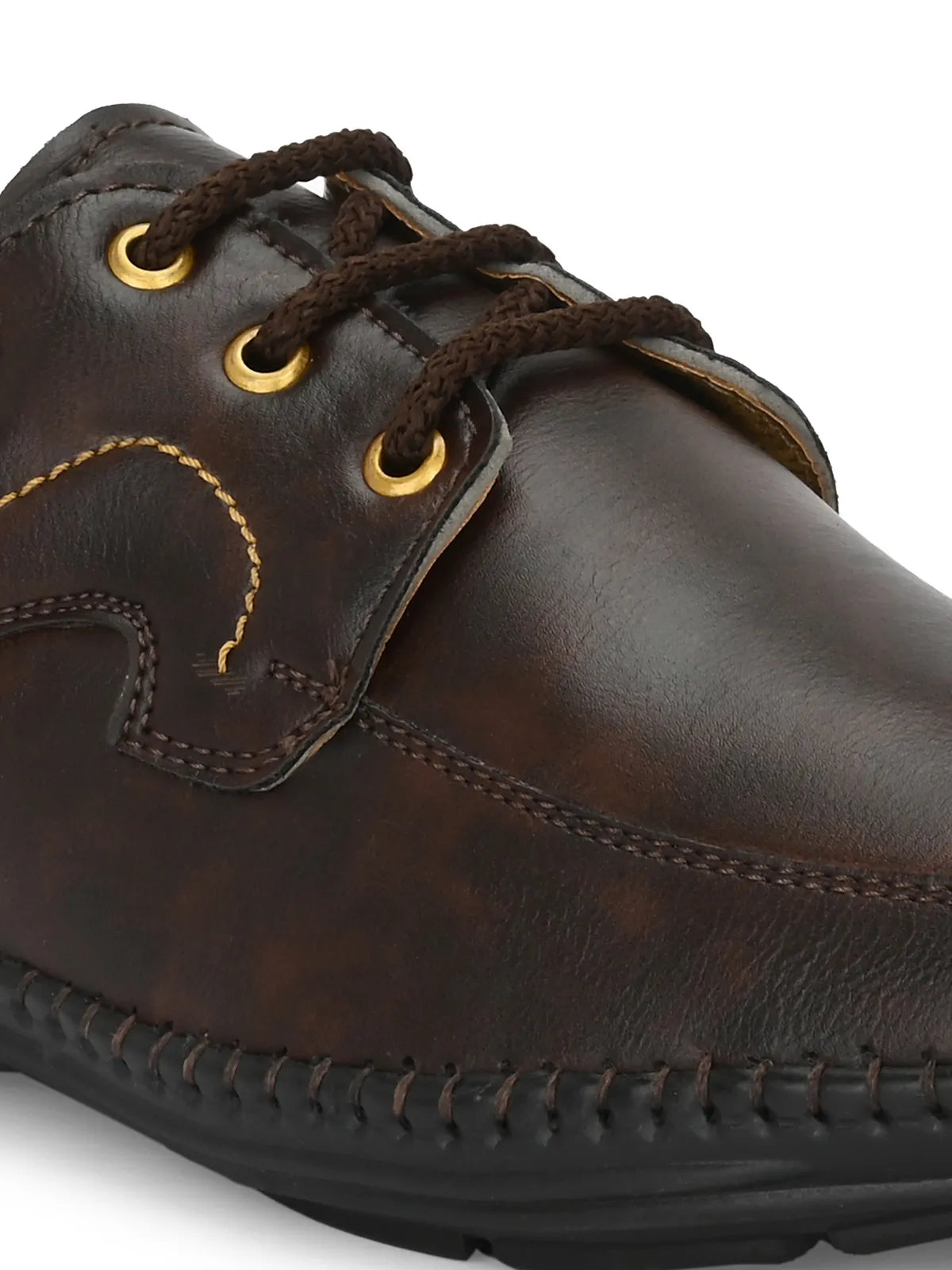 Brown Lightweight Comfort Summer Trendy Premium Stylish Sneakers For Men: Size-10