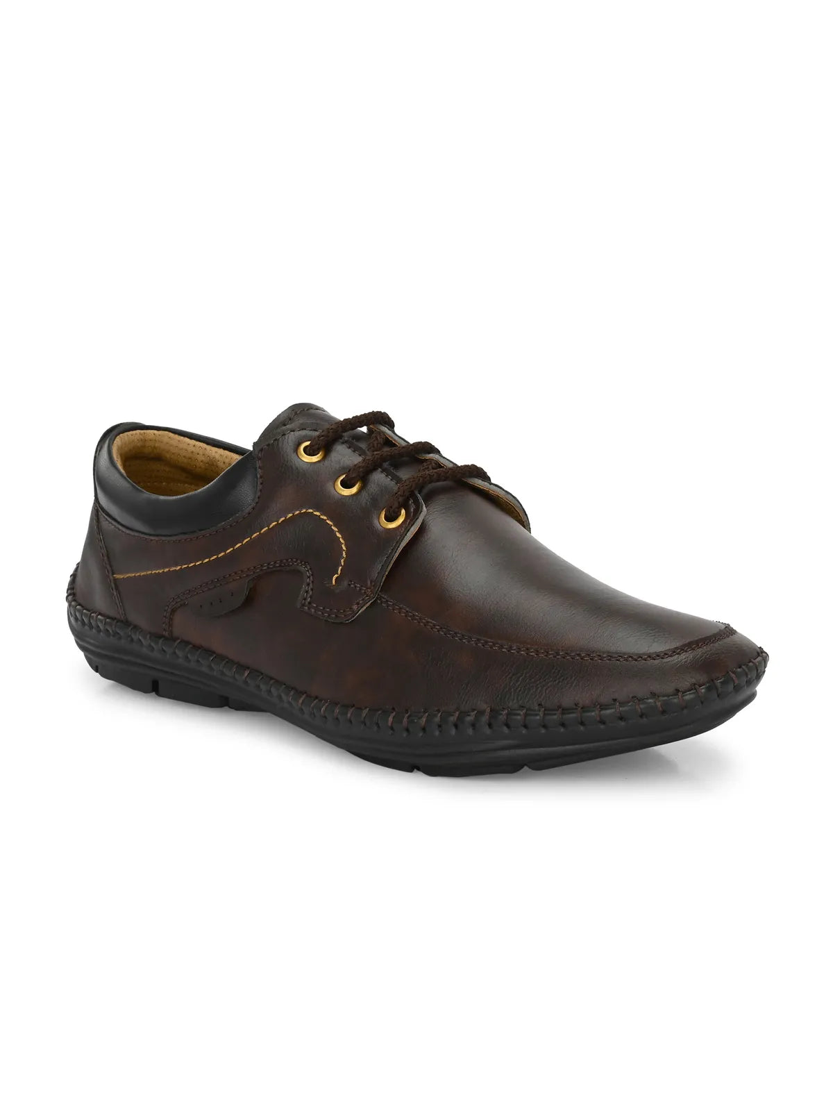 Brown Lightweight Comfort Summer Trendy Premium Stylish Sneakers For Men: Size-10