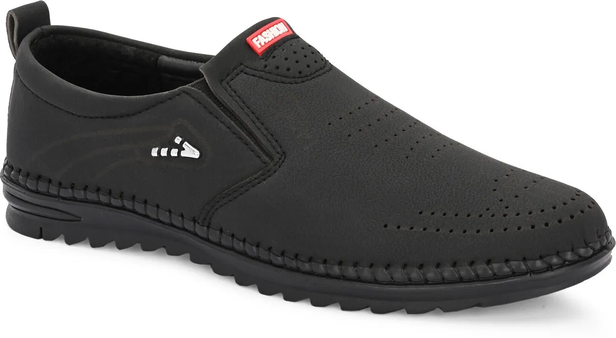 KASTAVA Premium Stylish Everyday Casuals For Men (Black): Size-9