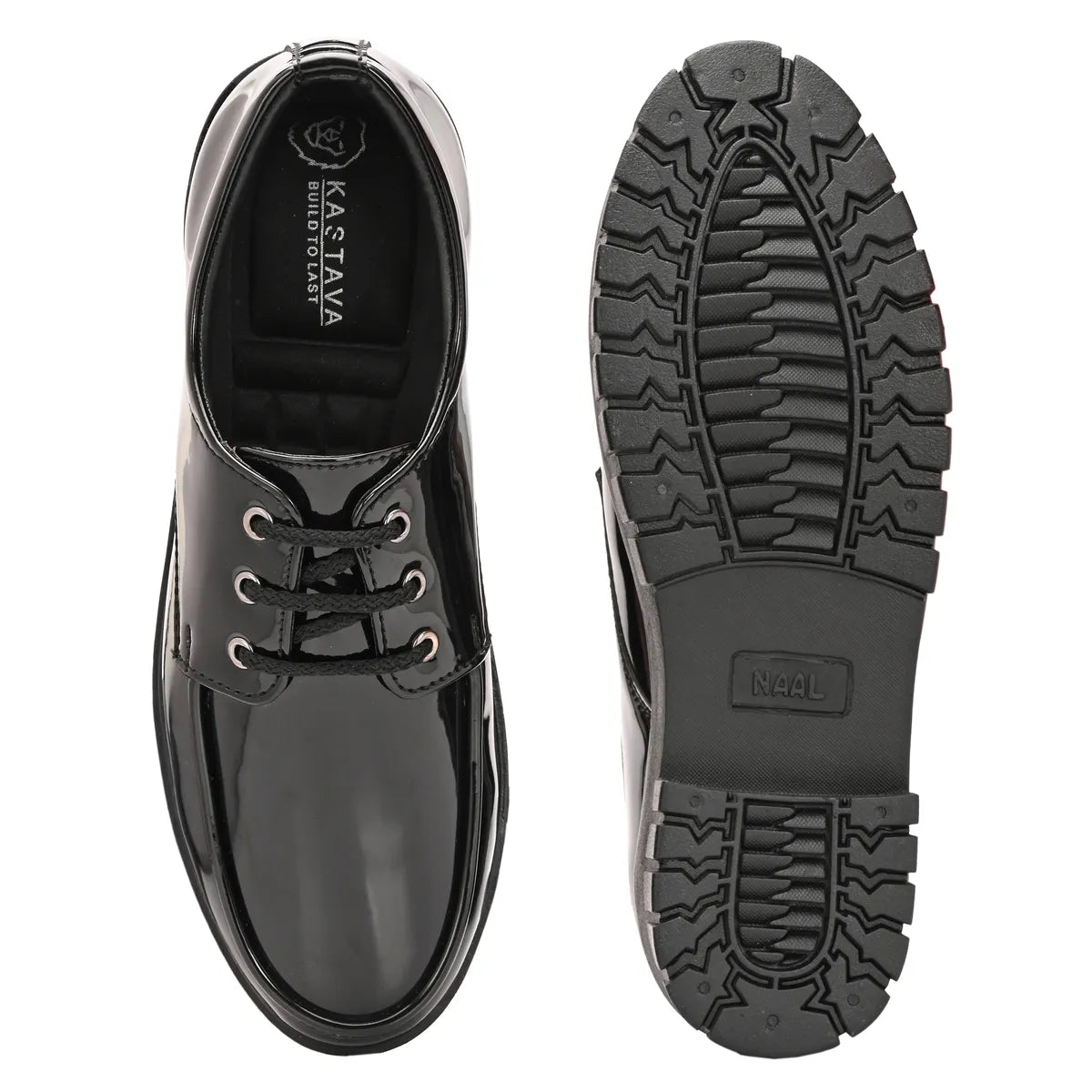 Men's Formal Derby Shoes | Lightweight Lace-Up Black