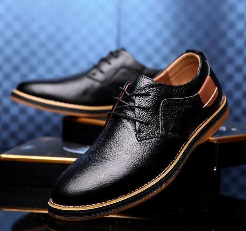 Mens Derby Semi Formal Black - Size = 10