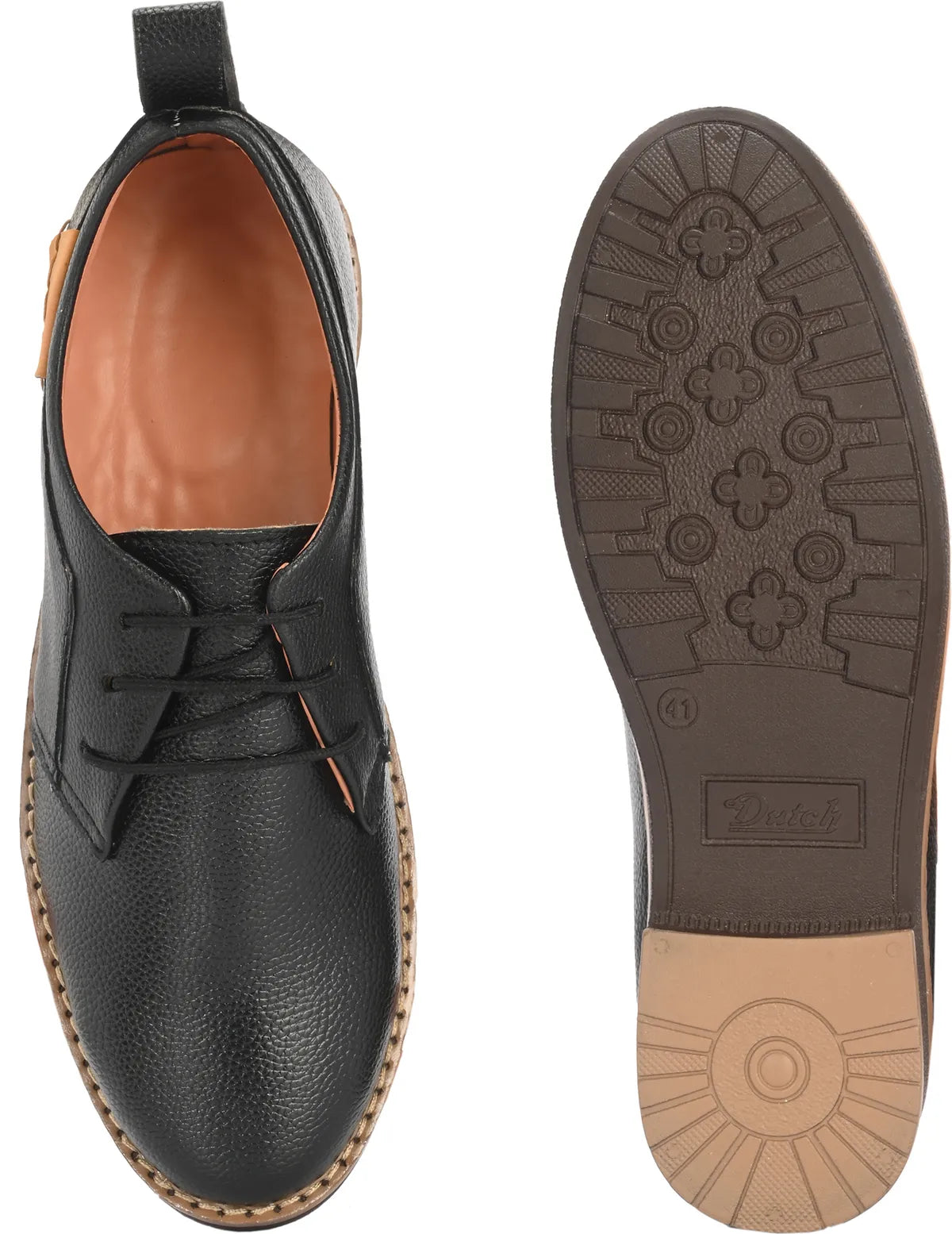 KASTAVA Premium Classic Elegance Formal Derby For Men (Black): Size-10