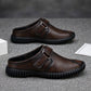 Men's Bantu Style Brown Loafer Casual Shoe-side pair view