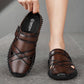 Men's Style Brown Loafer Casual Shoe - front view
