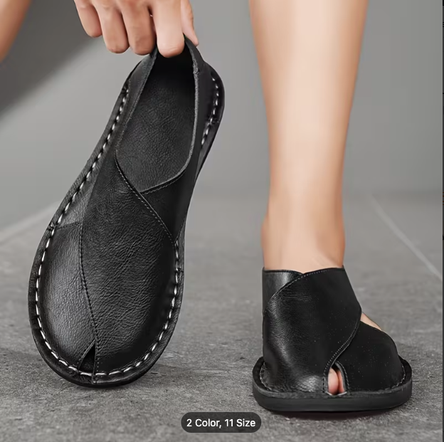 AEROWALK BLACK PESHAWARI | Men's Roman Sandals 2026 |