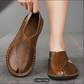 Aerowalk Men's Tan Peshawari Sandals | Genuine Leather | Sizes 6-10