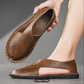 Aerowalk Men's Tan Peshawari Sandals | Genuine Leather | Sizes 6-10