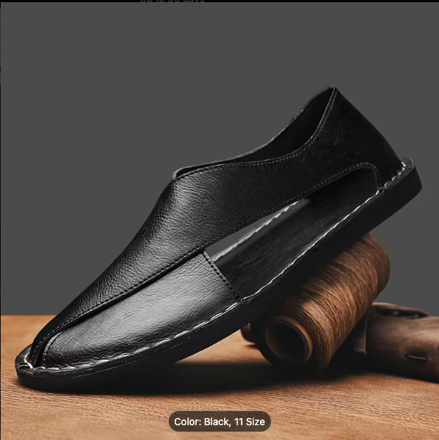 AEROWALK BLACK PESHAWARI | Men's Roman Sandals 2026 |