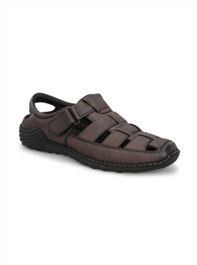 Men's PU Fisherman Brown Sandals