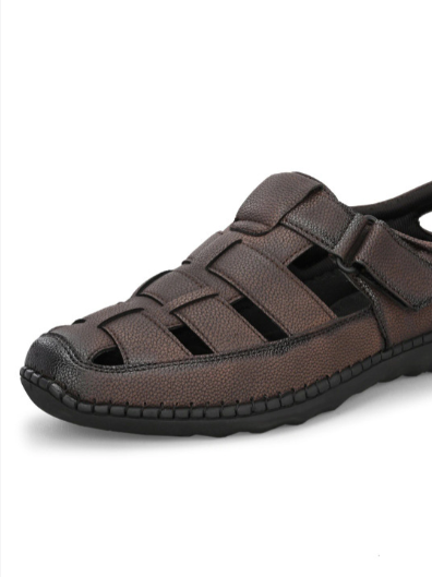 Men's PU Fisherman Brown Sandals